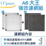 【Opure A6 第4代大王專用】進階濾網組