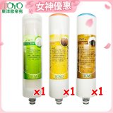 TOYO 東洋歐帝克【適用9001UV】第1~第3道濾心組