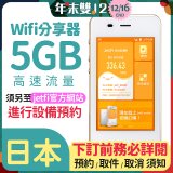 jetfi 日本Wifi分享器 5GB高速流量