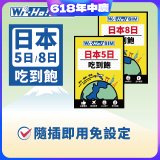 Wi-Ho! 日本5日／8日吃到飽上網卡