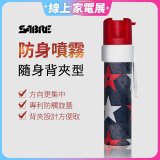 【美國沙豹】隨身背夾型 486防身噴劑 紅黑星
