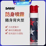 【美國沙豹】隨身背夾型 486防身噴劑 紅黑星