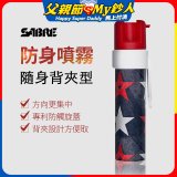 【美國沙豹】隨身背夾型 486防身噴劑 紅黑星
