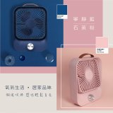 【KINYO】靜音復古桌扇 (可無段式調風) 