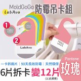 MoldGoGo 防霉吊卡玫瑰香氣超值6片／12片組