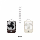 【KINYO】木紋質感靜音風扇(可無段式調風)