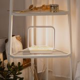【KENLUCK】觸控調光無線充電盤氣氛燈QI認證 淺橡木