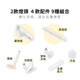 【KINYO】卡卡燈-雙燈全配組｜一秒磁吸、創新照明 (PLED-4647)