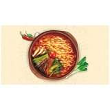 【韓味不二】Pulmuone-辣牛肉湯刀切麵(4包/袋)單袋組(2023/06到期)