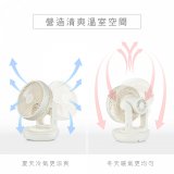  【KINYO】美型3D智能溫控9吋循環扇(CCF-8770)