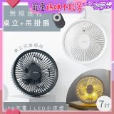 【KINYO】無線遙控LED吊扇 7吋 (UF-7065)