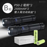 RONEVER 充電式手電筒 PA-P50-2 (附電池收納盒) 