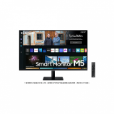 【SAMSUNG 三星】M5｜27吋(黑色)HDR淨藍光智慧聯網螢幕 (S27BM500EC)-6期