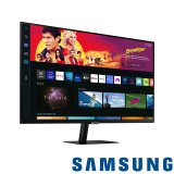 限時獨家活動【SAMSUNG 三星】M7｜32吋(黑色) 4K 智慧聯網螢幕- S32BM702UC(VA/4K/內建喇叭)-12期分期