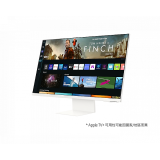 486獨家好禮送【SAMSUNG 三星】M8｜32吋(象牙白) 4K HDR淨藍光智慧聯網超薄繽紛新色螢幕(S32BM801UC)-12期分期
