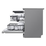 【登錄送微波爐+3000元】LG 14人份 QuadWash™ Steam 蒸氣洗碗機－消光銀 (DFB335HS)