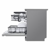 【登錄送微波爐+3000元】LG 14人份 QuadWash™ Steam 蒸氣洗碗機－消光銀 (DFB335HS)