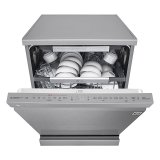 【登錄送微波爐+3000元】LG 14人份 QuadWash™ Steam 蒸氣洗碗機－消光銀 (DFB335HS)