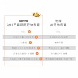 【KINYO】304不鏽鋼隨行快煮壼600ML(無底座+分離式電源線+折疊式防燙把手 AS-HP65)