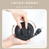 【KINYO】雙電壓分離式旅行快煮壼0.6L (銀AS-HP90)