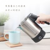 【KINYO】雙電壓分離式旅行快煮壼0.6L (銀AS-HP90)