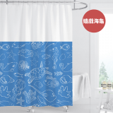 【窩在家All In Home】文創浴簾-動物系列-180*180cm（6款可選）