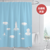 【窩在家All In Home】文創浴簾-動物系列-180*180cm（6款可選）
