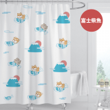 【窩在家All In Home】文創浴簾-動物系列-180*180cm（6款可選）