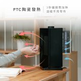 【KINYO】直立式陶瓷電暖器(EH-130)