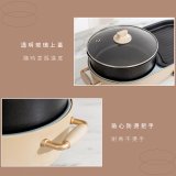 【KINYO】2.5L雙溫控火烤兩用爐/料理鍋/電火鍋(烤盤/火鍋兩用BP-092)