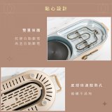 【KINYO】2.5L雙溫控火烤兩用爐/料理鍋/電火鍋(烤盤/火鍋兩用BP-092)