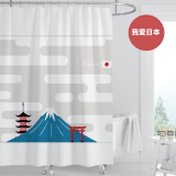 【窩在家All In Home】文創浴簾-創意系列-180*180cm（4款可選）