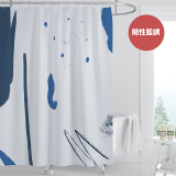 【窩在家All In Home】文創浴簾-質感系列-180*180cm（6款可選）