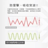 【KINYO】1開8三向出線3P延長線 (NSD-318)