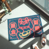 【窩在家All In Home】好運招財貓刮泥地墊-三款選擇(有求幣應/踏者生財/財喵雙全）
