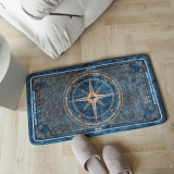 【窩在家All In Home】八方來財法蘭絨地墊 (47x83cm)