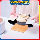 【rubber anne】軟式珪藻土護手隔熱墊 2入組 灰/粉