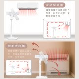 【KINYO】3D遙控二合一循環立扇 (DCF-1420)