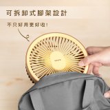【KINYO】7吋無線遙控充電風扇 (UF-7075)