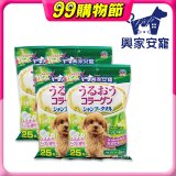 興家安寵 小型犬用膠原蛋白寵物潔潤擦澡濕巾4包入