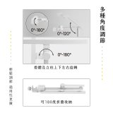 【KINYO】夾式護眼檯燈 40cm (PLED-7137)