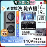 486xLG獨家 WashTower™ AI智控洗乾衣機｜洗衣19公斤+乾衣16公斤 星辰銀 (WD-S1916VM)