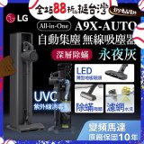 【限時下殺】LG CordZero™ A9 X 無線吸塵器｜永夜灰｜自動集塵 (A9X-AUTO)