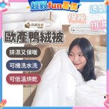 南誠嚴選 JIS70%｜85%｜93% 歐產鴨絨被｜空調被