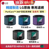 LG原廠_附掛式強化濾網_過敏原/甲醛/寵物異味/烹飪油煙/煙霧-PuriCare™ 360°空氣清淨機適用