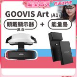 GOOVIS Art (A1) 懸鏡式頭戴顯示器+能量島