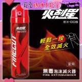 【KINYO】台灣製 火剋星泡沫滅火器 (EX-006)