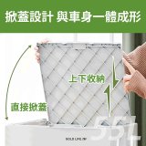 《GOLD LIFE》變形萬用野餐款掀蓋式購物推車 55L