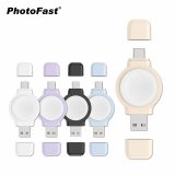 【PhotoFast】SPIN Charge 疾速雙頭充 applewatch專用手錶磁吸無線充電器 (USB及Type-C雙頭)