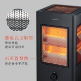 【KINYO】五面取暖直立式電暖器 (黑EH-838/白EH-520)
